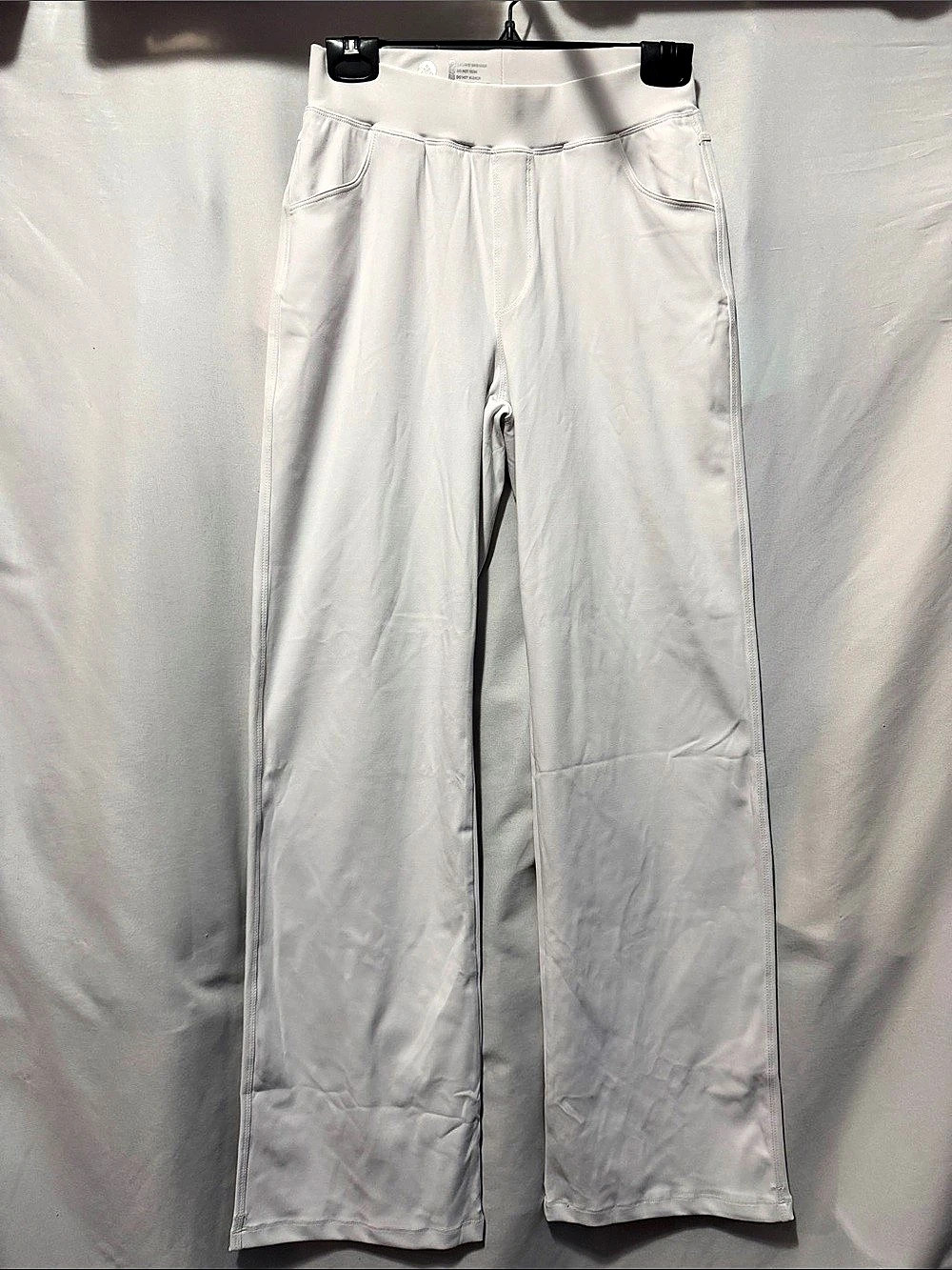 Vooveeya Wide Leg Pants in White Size Small Like New